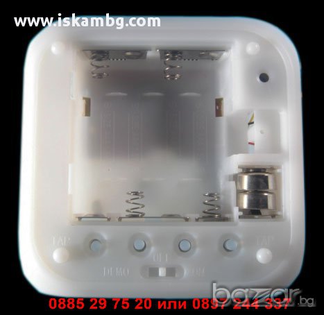 Настолен антистрес LED часовник 7 цвята - код КУБЧЕ , снимка 4 - Други стоки за дома - 12979301