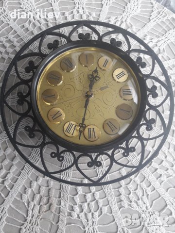 Стар Стенен часовник- Янтар, снимка 13 - Антикварни и старинни предмети - 24310369