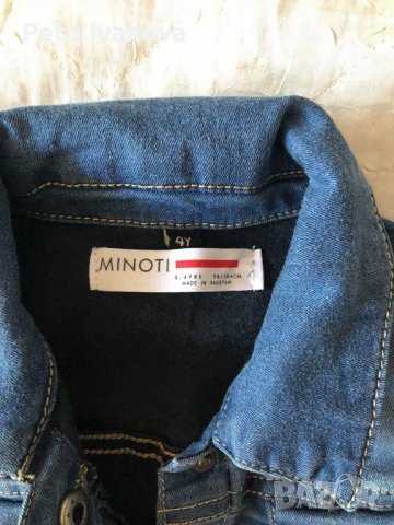 Детско дънково яке MINOTI, снимка 2 - Детски якета и елеци - 22491324