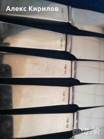 Сребърни прибори„Robbe&Berking", снимка 3 - Прибори за хранене, готвене и сервиране - 25647977