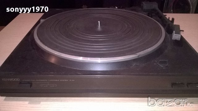 Kenwood p-44 belt drive turnable-made in japan-внос швеицария, снимка 5 - Ресийвъри, усилватели, смесителни пултове - 13072231