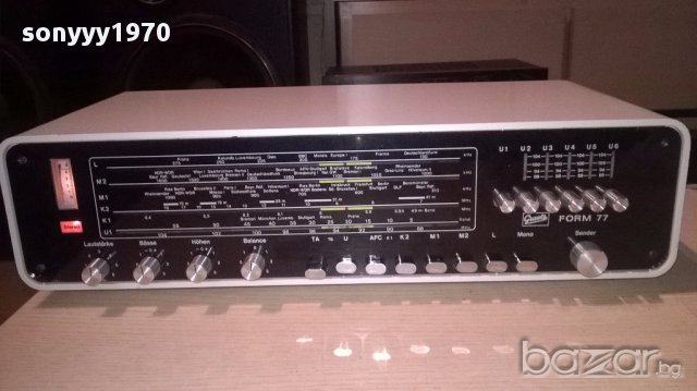 Graetz form77-stereo receiver-made in west germany-внос швеицария, снимка 4 - Ресийвъри, усилватели, смесителни пултове - 17046045