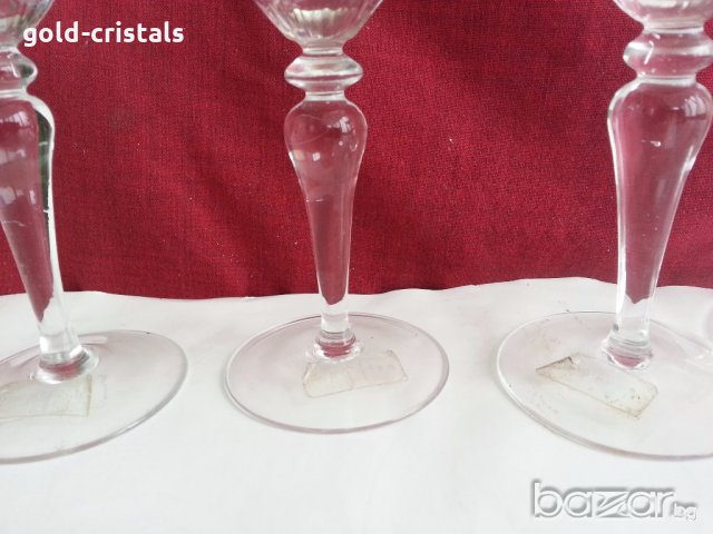 кристална гарафа и 3бр чаши, снимка 9 - Антикварни и старинни предмети - 19990767
