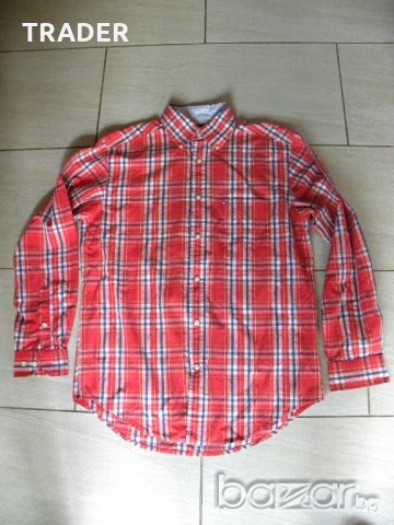 Мъжка риза TOMMY HILFIGER, 100% памук, снимка 8 - Ризи - 18478106