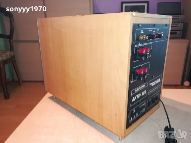 tonsil aktiv 202 subwoofer-amplifier-100w-внос швеицария, снимка 5 - Тонколони - 21697378