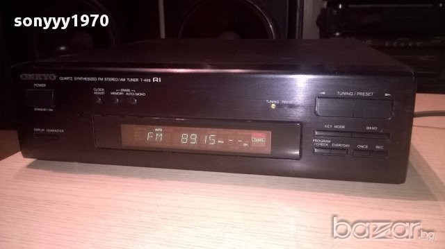 Onkyo t-409 stereo tuner-made in japan-внос швеицария, снимка 10 - Ресийвъри, усилватели, смесителни пултове - 15804349
