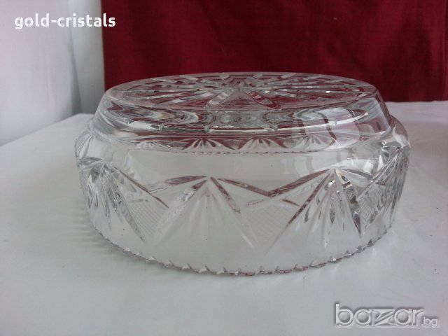 кристална купа , снимка 10 - Антикварни и старинни предмети - 19293419