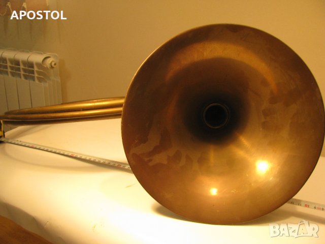 духов инстромент тръба за лов, снимка 2 - Антикварни и старинни предмети - 23816069