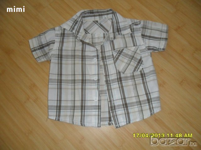 Дънки, риза и панталон за лятото, снимка 2 - Бебешки блузки - 8506514