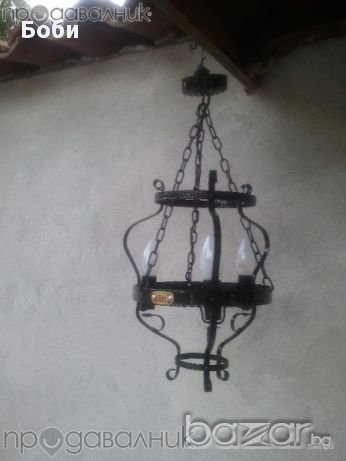 Полилей от ковано желязо, снимка 3 - Полилеи - 8774155