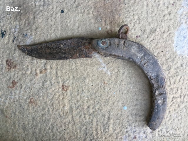  Автентичен старовремски нож за дране
