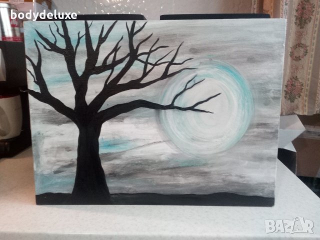 зимно утро картина, снимка 3 - Картини - 24466973