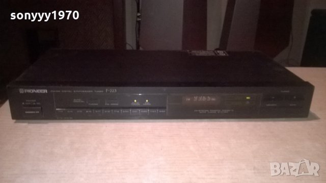 pioneer f-223 stereo tuner-made in japan-внос англия, снимка 2 - Ресийвъри, усилватели, смесителни пултове - 23864930