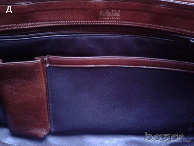  "Medici"ест.кожа  ръчно изработена в Германия , снимка 5 - Чанти - 14090812