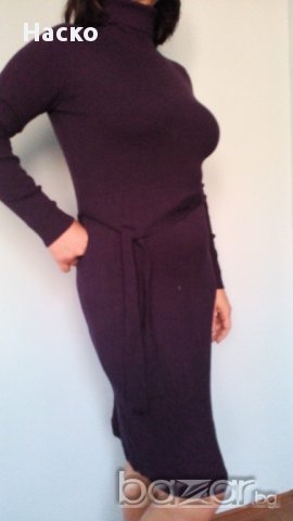 TCM, лилава плетена рокля 