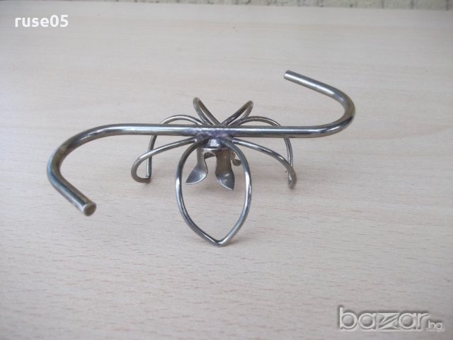 Свещник за една свещ - 41,3 гр., снимка 6 - Други ценни предмети - 20656535