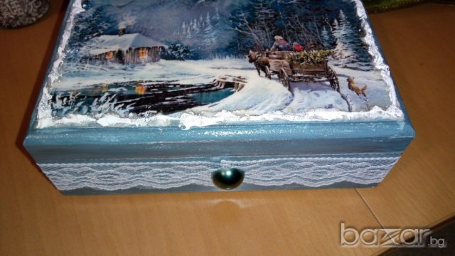 Кутия "Зимна приказка", снимка 4 - Декорация за дома - 19662649
