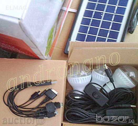 ПРОМОЦИЯ ***Соларна Осветителна Система (3+1) GT -8007A, снимка 3 - Къмпинг осветление - 17305788