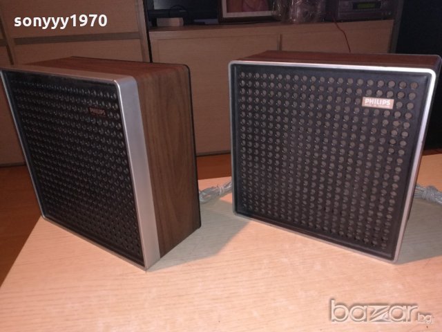 philips made in holland-23х23х11см-внос франция, снимка 5 - Тонколони - 21335629