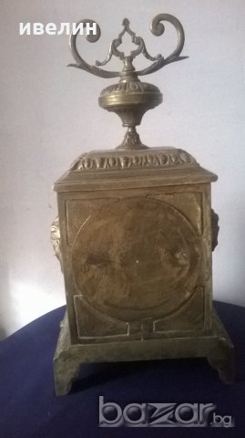 стар бароков каминен часовник, снимка 4 - Антикварни и старинни предмети - 20674592