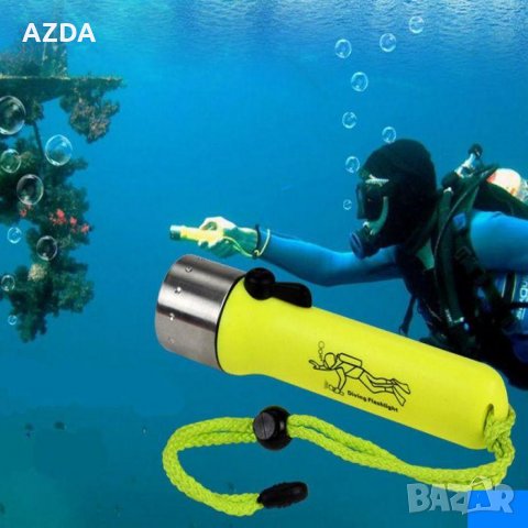 Водоустойчив LED фенер за подводни гмуркания, снимка 4 - Водни спортове - 25904211
