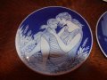  Royal Copenhagen Denmark Blue Mothers Day порцеланови чиний за стена , снимка 5