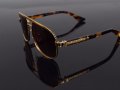 Слънчеви очила Chrome Hearts Boneyard Gold, снимка 1