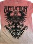 Мъжка тениска Affliction Employ Seek & Destroy Burgundy Red червена S Small, снимка 5