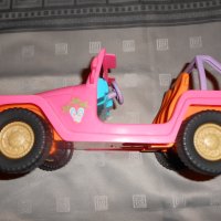 Розово - оранжев джип неон Barbie Mattel 2008 г , снимка 4 - Кукли - 23111282