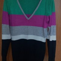 цветен пуловер, снимка 2 - Блузи с дълъг ръкав и пуловери - 20203288
