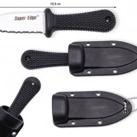 Нож и за носене на врат cold steel SUPER EDGE - 50х107, снимка 2 - Ножове - 20330137