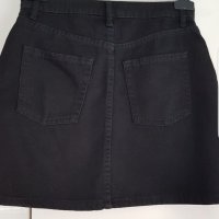 Дънкова пола H&M в черно, снимка 2 - Поли - 23705187