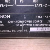 denon pma-737 pre-main amplifier-made in japan-внос франция, снимка 15 - Ресийвъри, усилватели, смесителни пултове - 19864892
