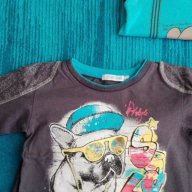 Бебешки комплект за момче от две части + блузка с дълъг ръкав, снимка 3 - Комплекти за бебе - 15911285