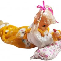 Детска играчка Кукла - музикална, легнала, снимка 1 - Кукли - 23911709