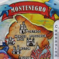 Автентичен 3D магнит-термометър от Черна гора, серия-8, снимка 3 - Колекции - 22744296