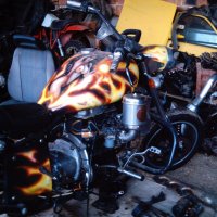 GDR-2Тактов,Самоделен Чопър Мотоциклет,1000сс,Заден ход,Кардан!Възможни Бартери, снимка 3 - Мотоциклети и мототехника - 21168828