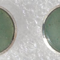 Комплект зелен Авантюрин, снимка 3 - Колиета, медальони, синджири - 24552407