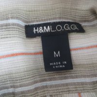 Мъжки ризи с дълъг ръкав от лен  H&M L.O.G.G., снимка 3 - Ризи - 26090521