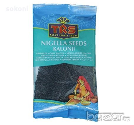 TRS Kalonji Nigella seeds/ ТРС Черен Кимион Семена 100гр;, снимка 1