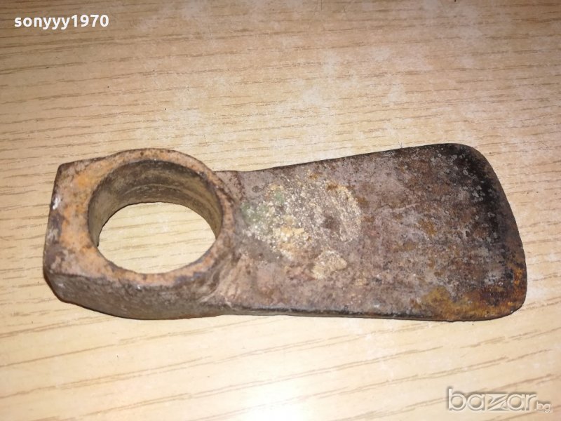 АНТИК-стара мотичка-метална-12х6х2см, снимка 1