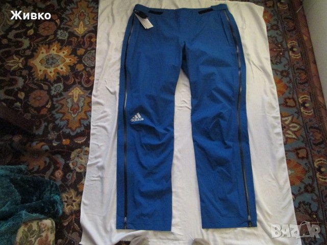 Adidas нов, с етикет син водоустойчив панталон с мембрана., снимка 1