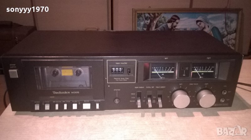 technics rs-m205 deck-made in japan-внос швеция, снимка 1