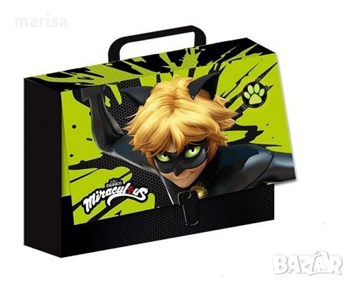 Чанта с дръжка Калинката и черния котарак / Ladybug  6076278, снимка 1