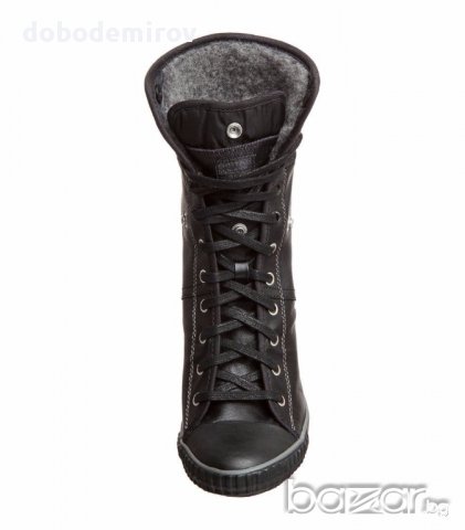 Нови дамски боти платформа G-STAR RAW Gradient Prestige Fold Down leather оригинал, снимка 6 - Дамски боти - 13475331