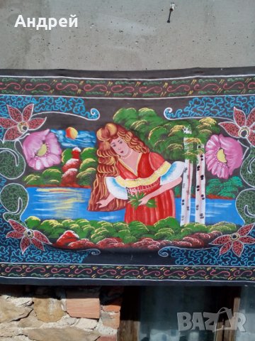 Старинен ковьор,покривка за стена #72, снимка 5 - Антикварни и старинни предмети - 24813563