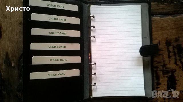 портфейл за кредитни карти и органайзер кожен, снимка 2 - Портфейли, портмонета - 13423912