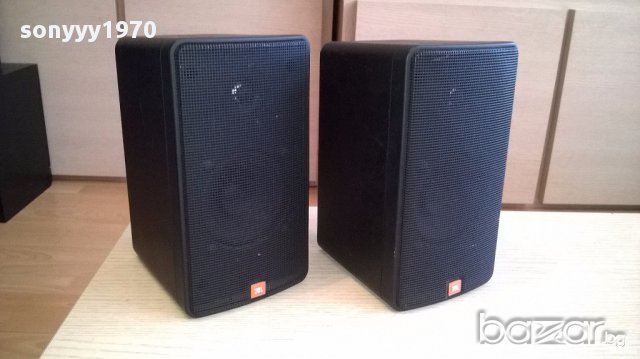 Jbl-2броя 8ома-двулентови тонколони 19х12х11см-внос швеицария