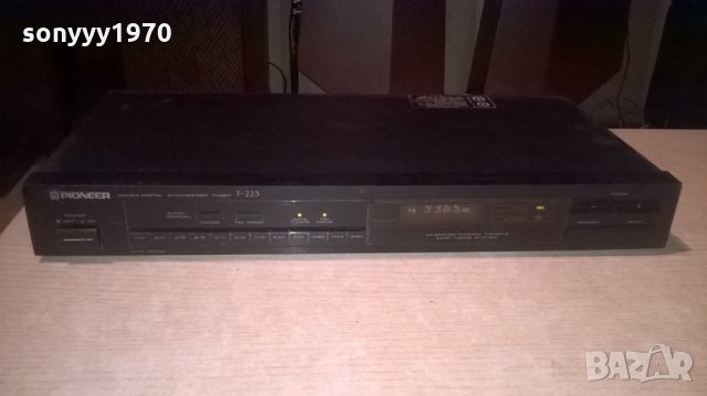 pioneer f-223 stereo tuner-made in japan-внос англия, снимка 13 - Ресийвъри, усилватели, смесителни пултове - 23864930