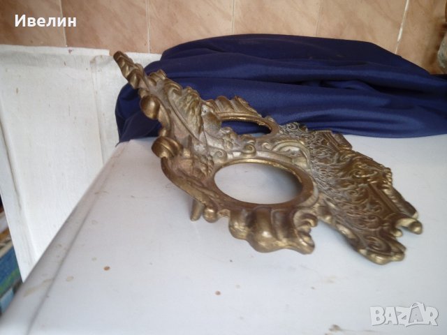 барокова мастилница от бронз, снимка 4 - Антикварни и старинни предмети - 22122331
